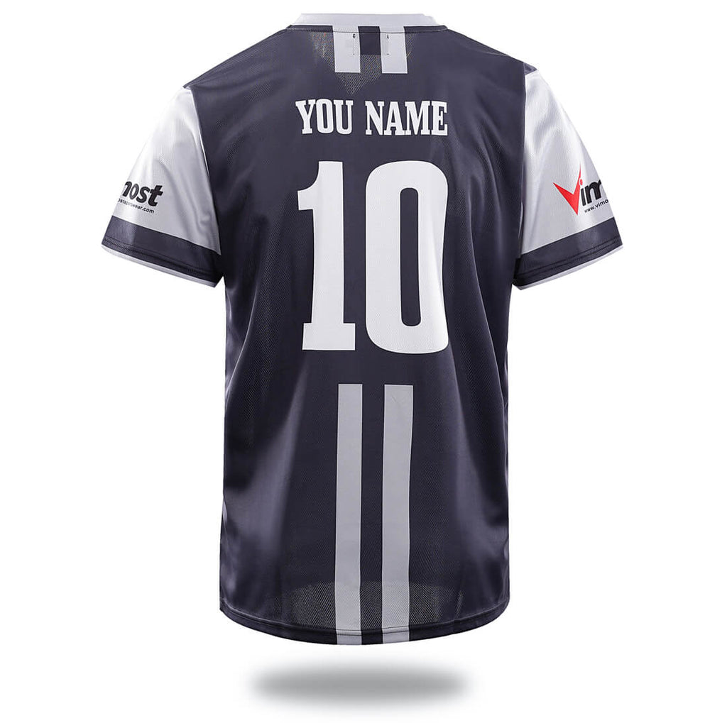 Sublimated Grey Design Soccer Jersey