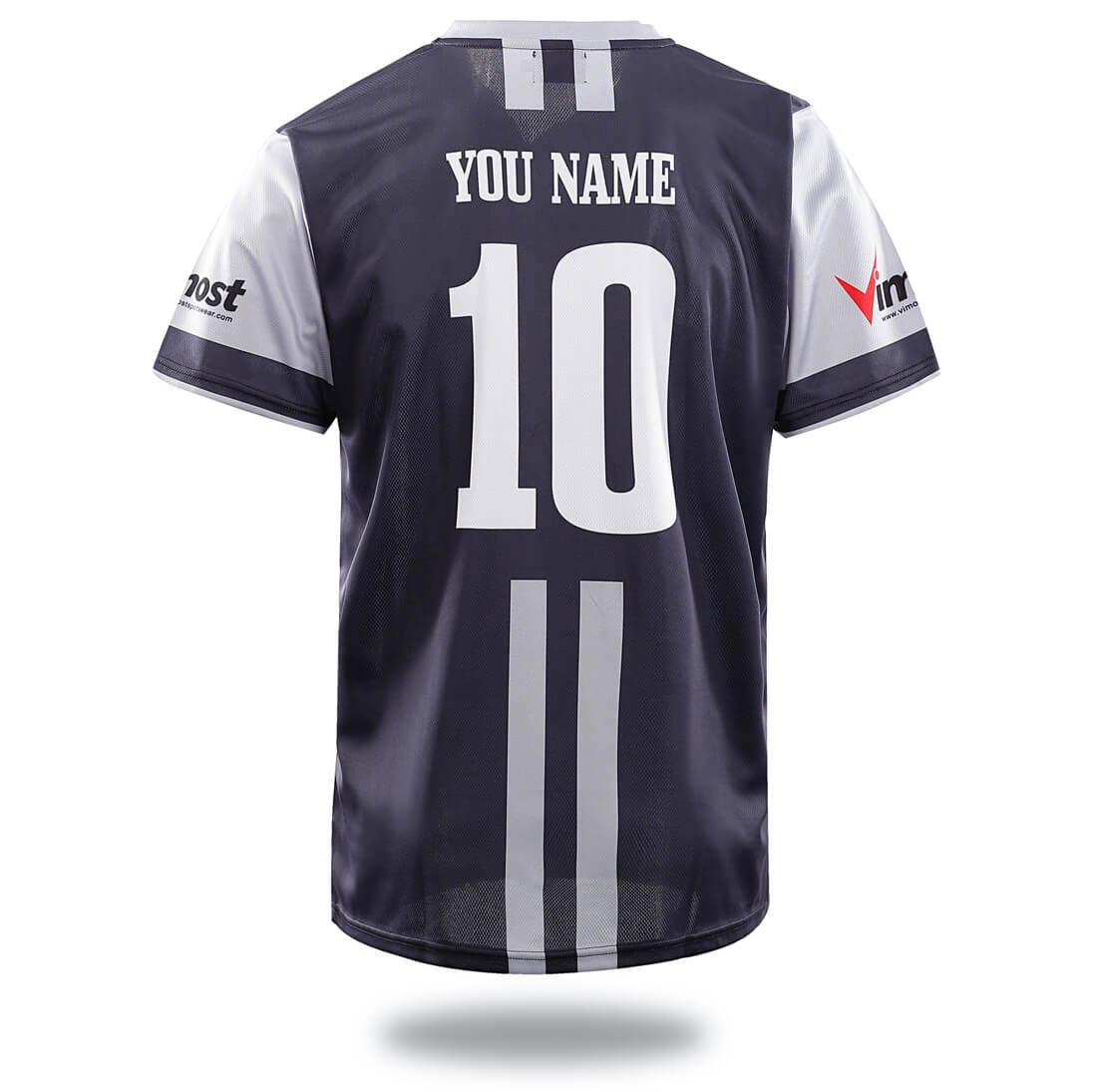 Sublimated Grey Design Soccer Jersey